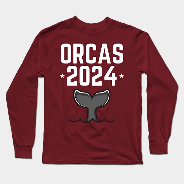 Orcas 2024 Long Sleeve T-Shirt by TrendyLand